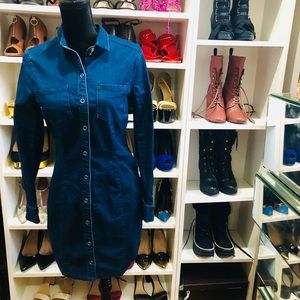 Gap Stretch Denim Dress